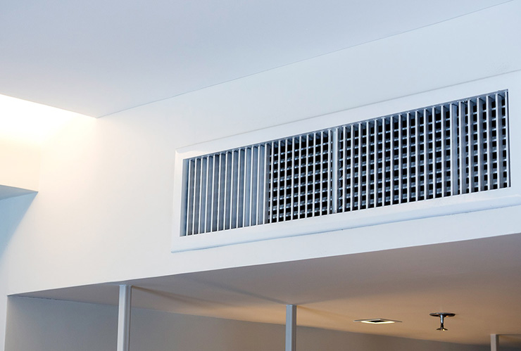 Air ducts serviced by Rick's Affordable Heating and Cooling in Perrysburg, Ohio